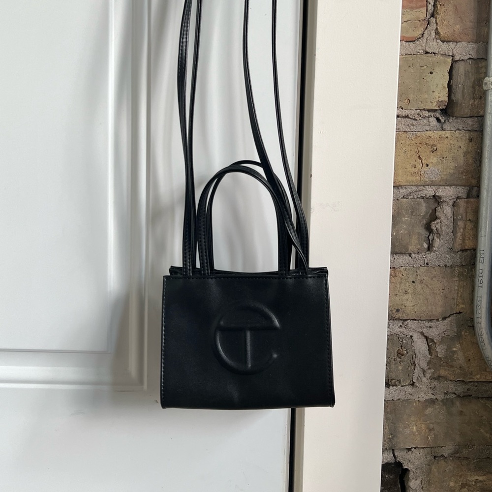 Telfar Black Small Shopping Bag